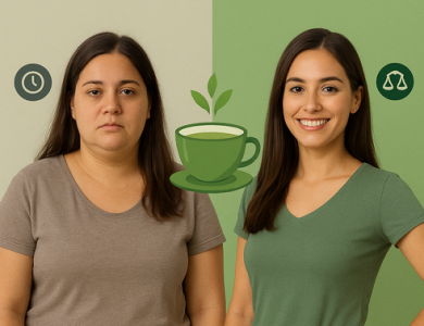 تجربة قبل وبعد كيف غير الشاي الأخضر حياتي