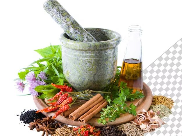 الأعشاب الحرارية والمنتجات الكيميائية للتخسيس